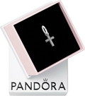 PANDORA Sparkling Cross Dangle Charm — Sterling Silver with Cubic Zirconia