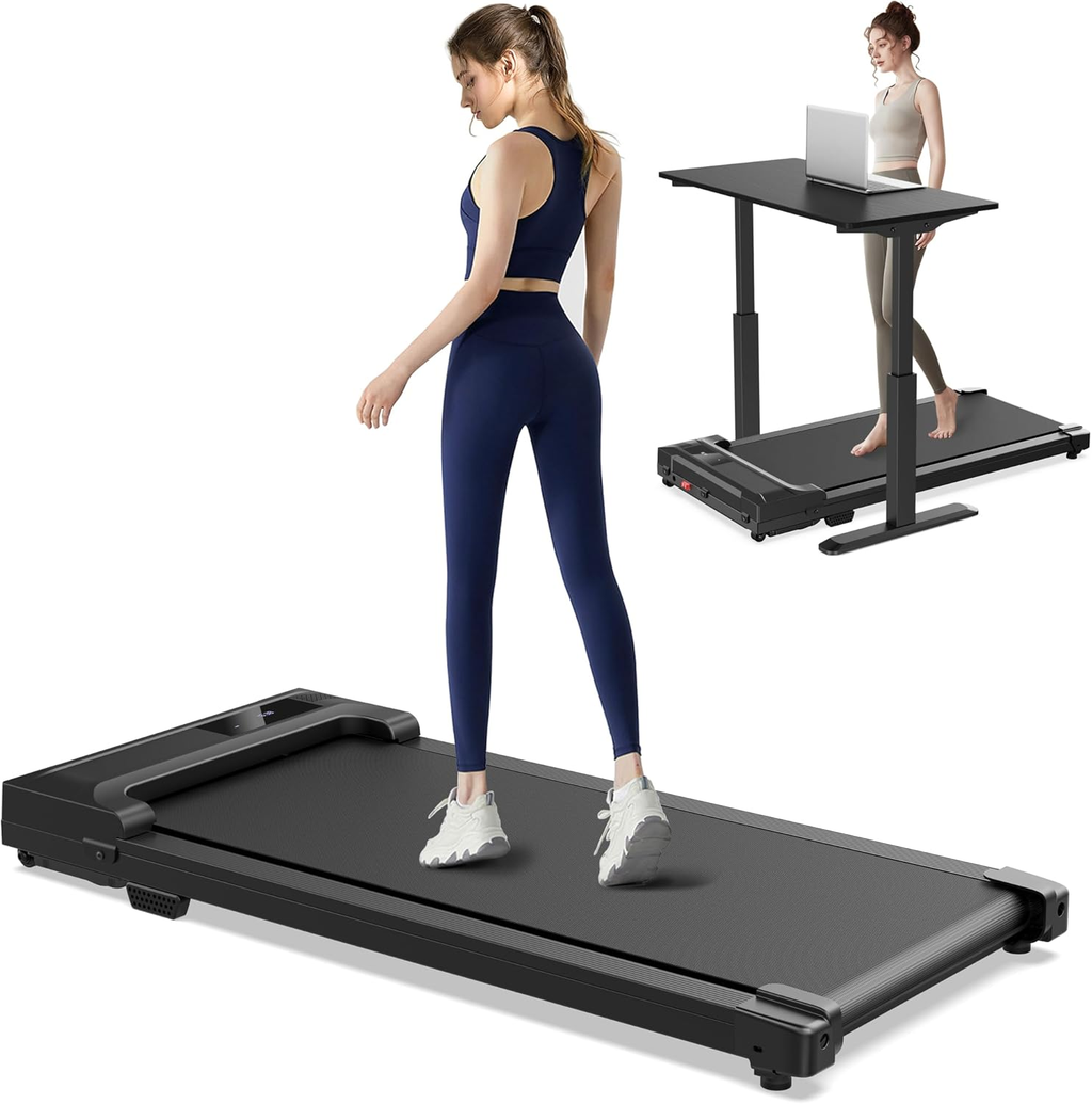 Buztrio Walking Pad Treadmill — Under Desk Portable Mini Treadmill with Remote & Adjustable Speed