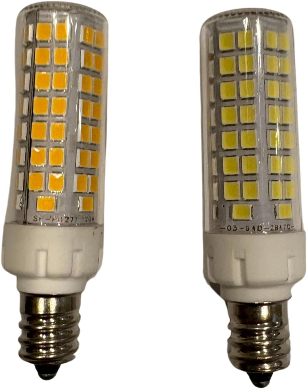 JERDON JLB3060 LED Replacement Light Bulbs for Makeup Mirrors — 3000K & 6000K 2-Pack