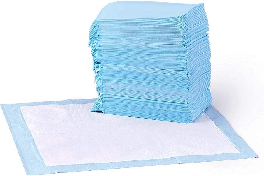 Amazon Basics Dog & Puppy Potty Training Pee Pads (50 Count)