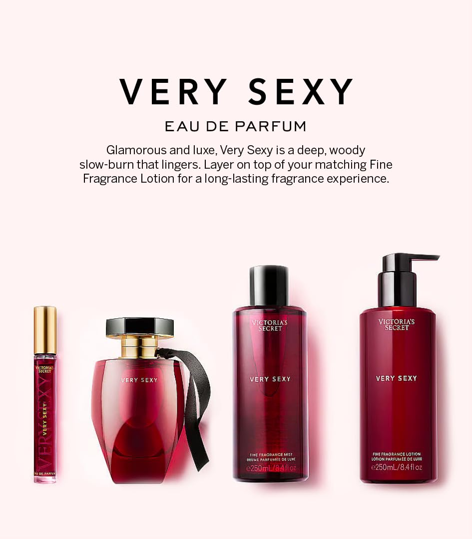 Victoria's Secret Very Sexy Eau de Parfum – Vanilla Orchid, Clementine & Wild Blackberry (1.7 oz)
