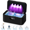 Ultrasonic Jewelry Cleaner Machine 50KHz — Professional Deep Cleaner with UV Light (Black)