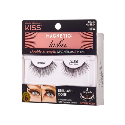KISS Tantalize — Magnetic Faux Mink Lashes 12mm
