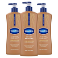Vaseline Intensive Care Cocoa Radiant Body Lotion – 72HR Moisture, Ultra-Hydrating Lipids & Pure Cocoa Butter, 20.3 oz, 3-Pack