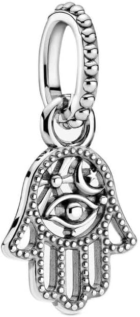 PANDORA Hamsa Hand Dangle Charm — Sterling Silver, Moments Compatible