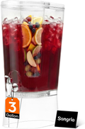 Lifewit 3 Gallon Drink Dispenser for Parties – Large Plastic Beverage Container with Stand, Ice Core & Spigot, BPA Free