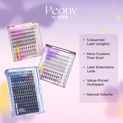 Peony by KISS — Moonlit Bloom Lash Extension Kit 180 Clusters
