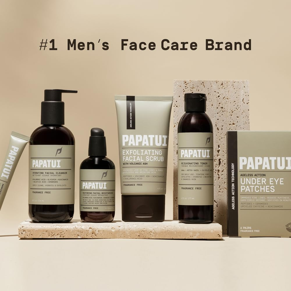 PAPATUI Exfoliating Facial Scrub with Volcanic Ash by Dwayne Johnson – 4 oz