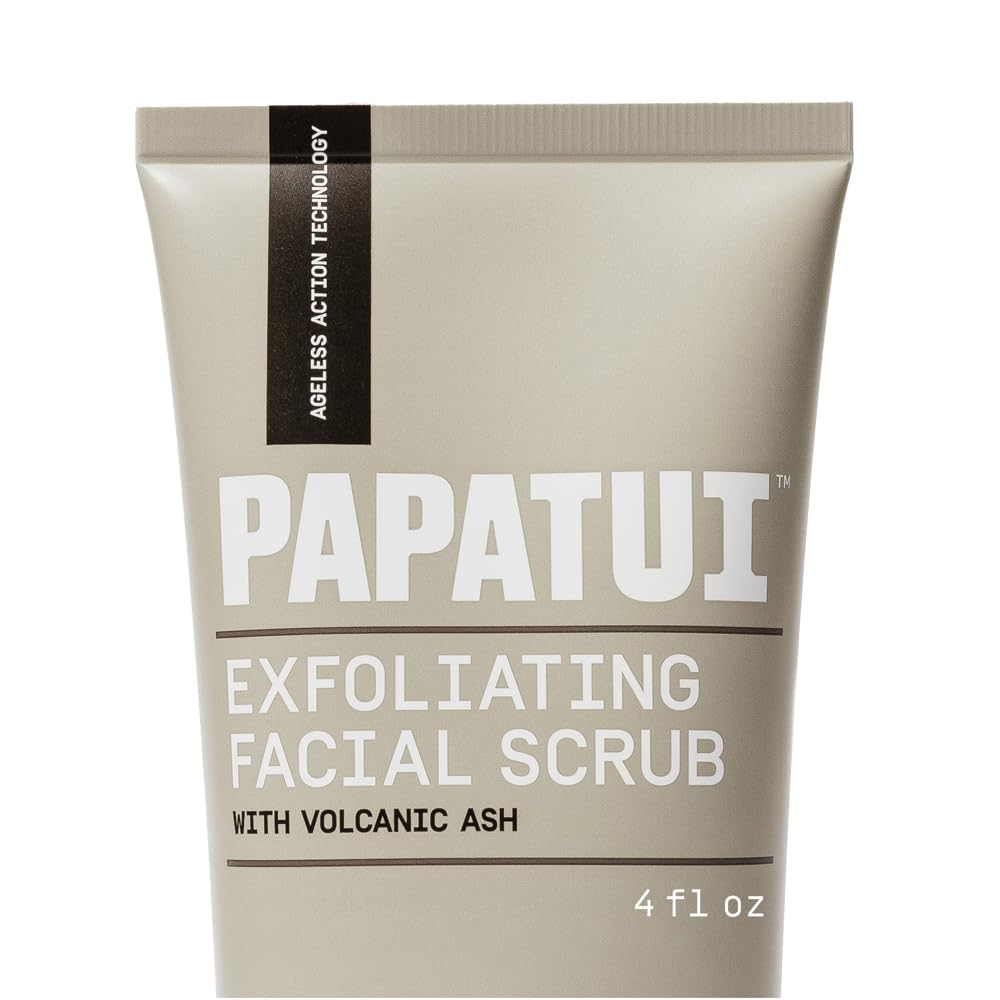 PAPATUI Exfoliating Facial Scrub with Volcanic Ash by Dwayne Johnson – 4 oz