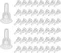 Silicone Transparent Earring Backs — 50PCS Earring Stoppers & Stabilizers