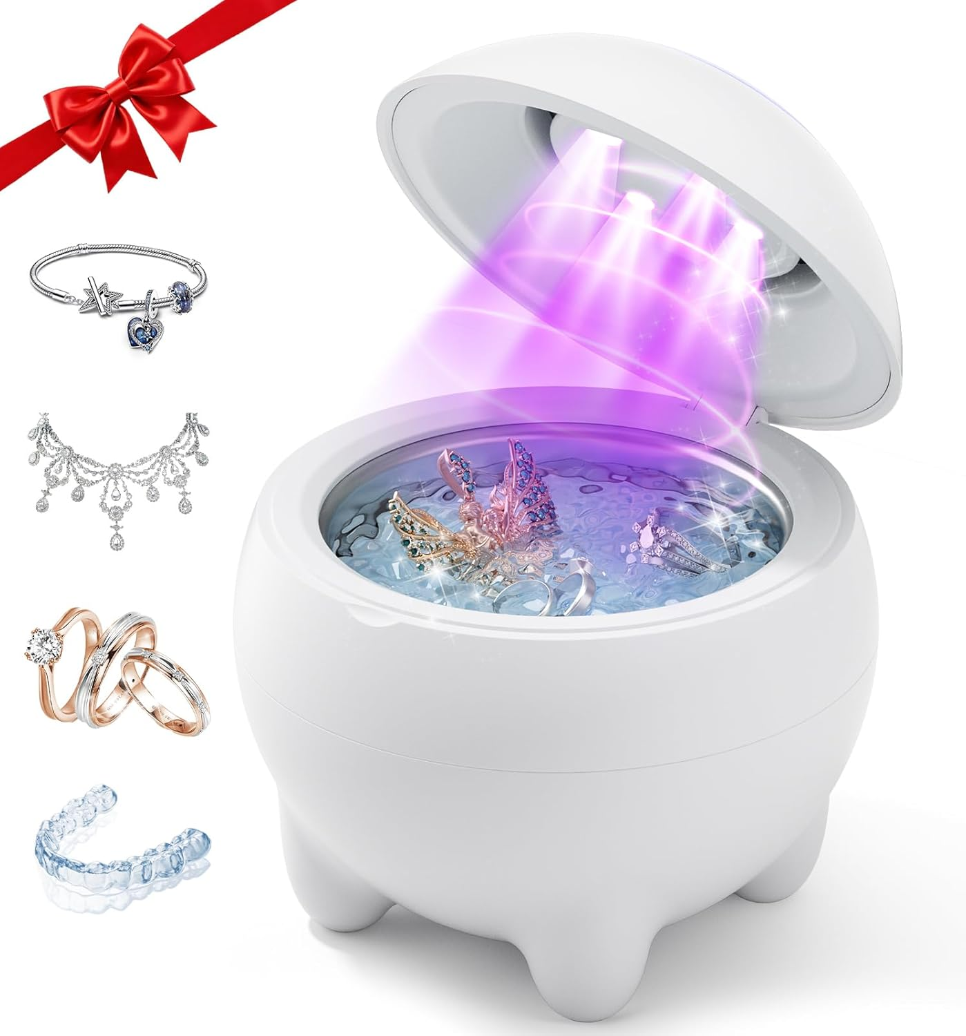 Ultrasonic Jewelry Cleaner Machine — 45KHz Professional Deep Cleaner