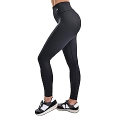 Heathyoga Butt Lifting Wide Leg Leggings with Pockets for Women