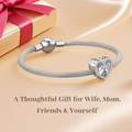 Annmors 925 Sterling Silver Love Heart Charm — Pandora Compatible Dangle Pendant