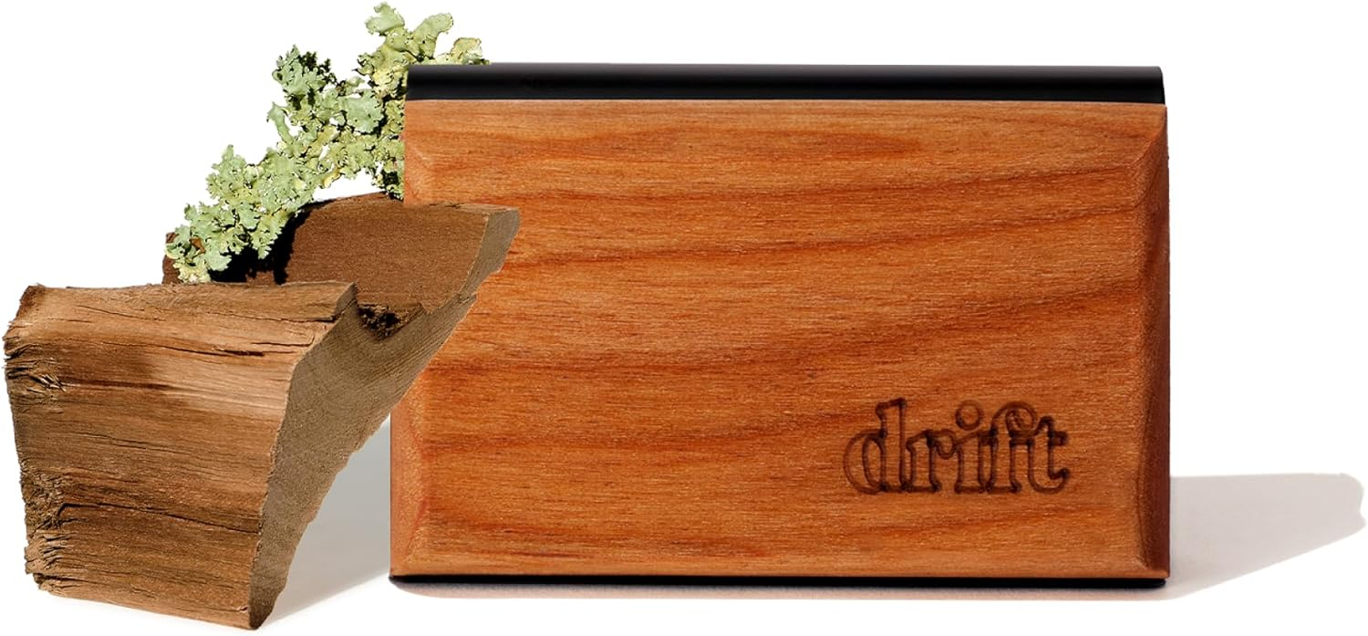 Drift Car Air Freshener – Wood Odor Eliminator, Teak Scent Starter Kit, #1 Best Seller in Automotive