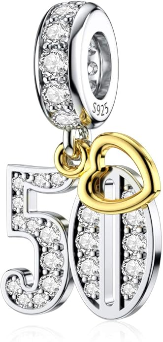 JIAYIQI Birthday Charm — 925 Sterling Silver Pendant Bead, Pandora Compatible