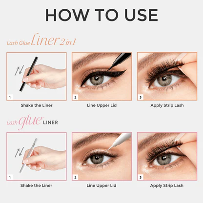 KISS Lash GLUEliner — Clear Felt-Tip Lash Glue Liner