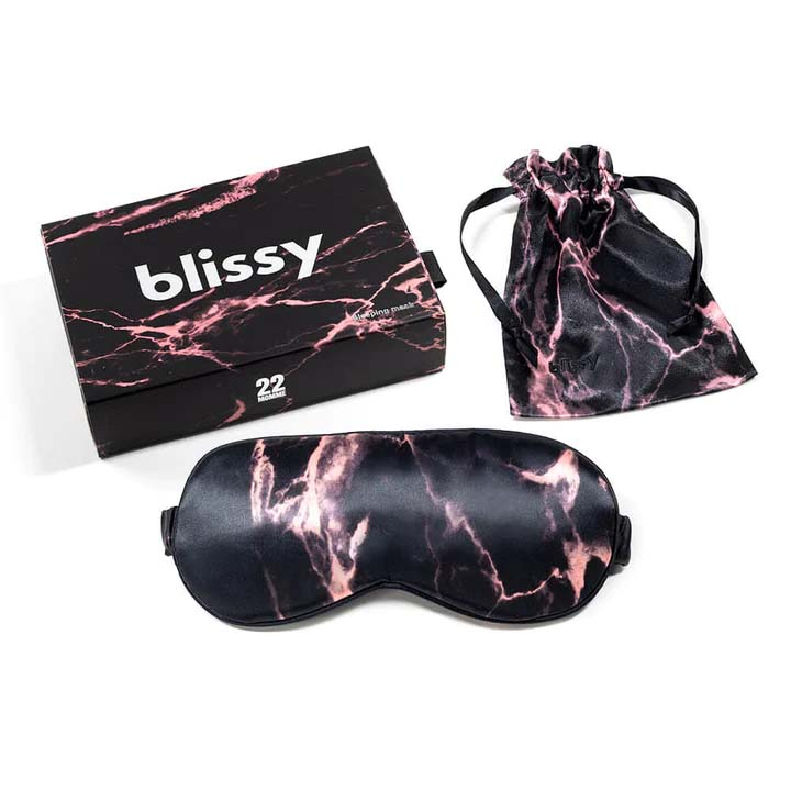 Blissy 22-Momme Mulberry Silk Sleep Mask — Oeko-Tex Certified